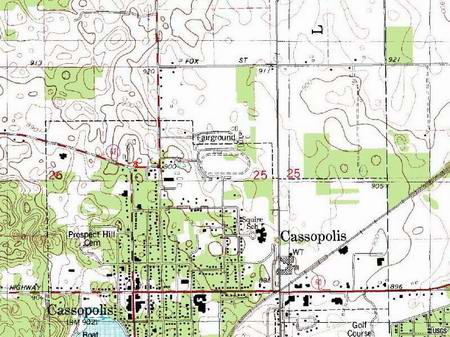 Cassopolis Fair - Topo Map